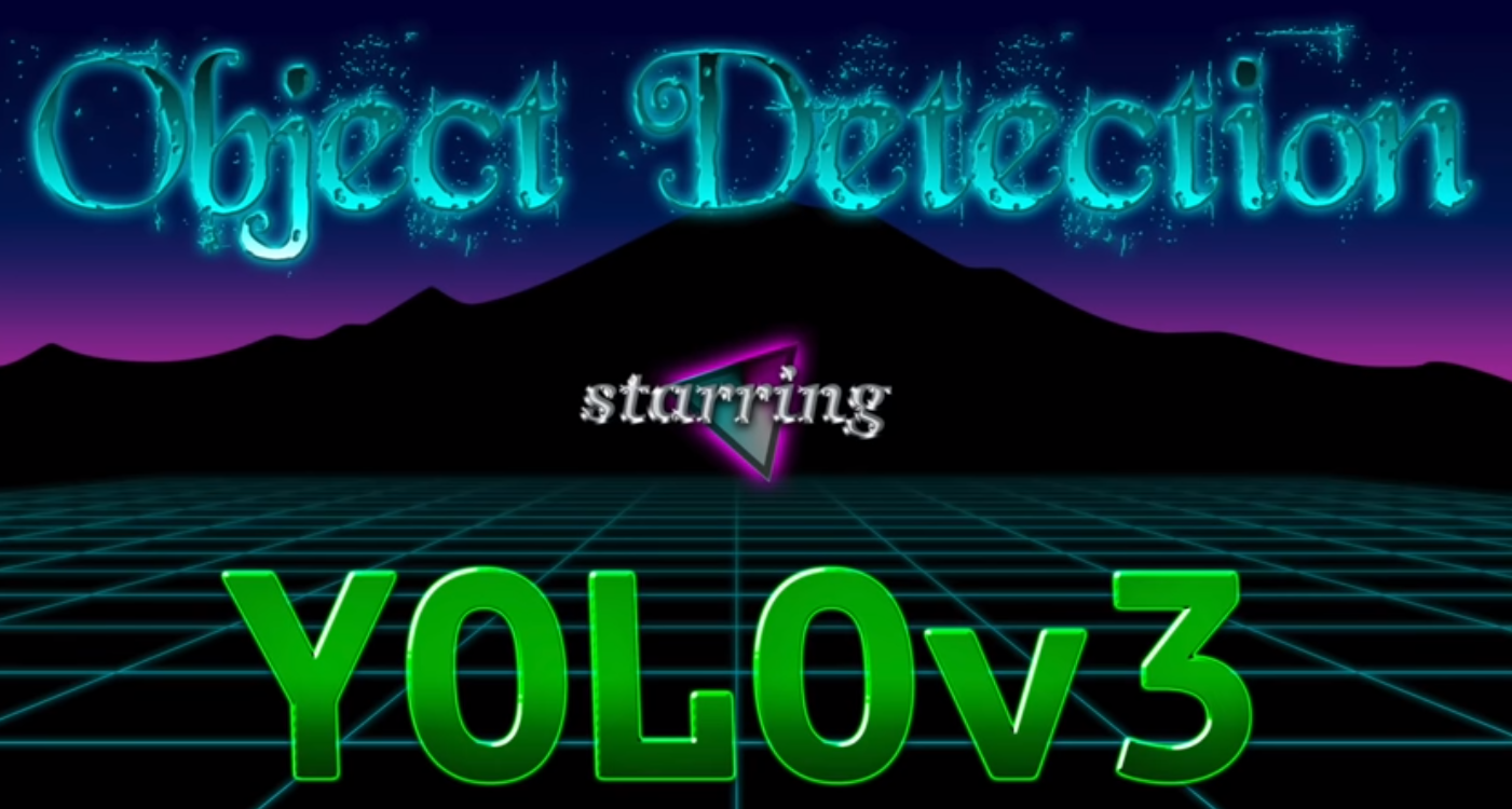 title screen for video on yolov3